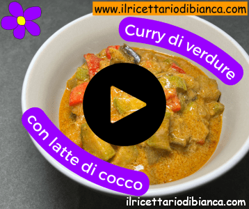 Curry di verdure con latte di cocco VIDEO