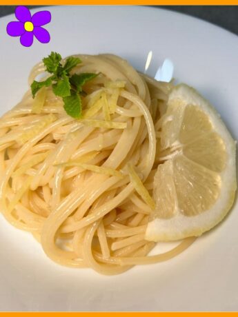 Spaghetti al limone profumati e semplici