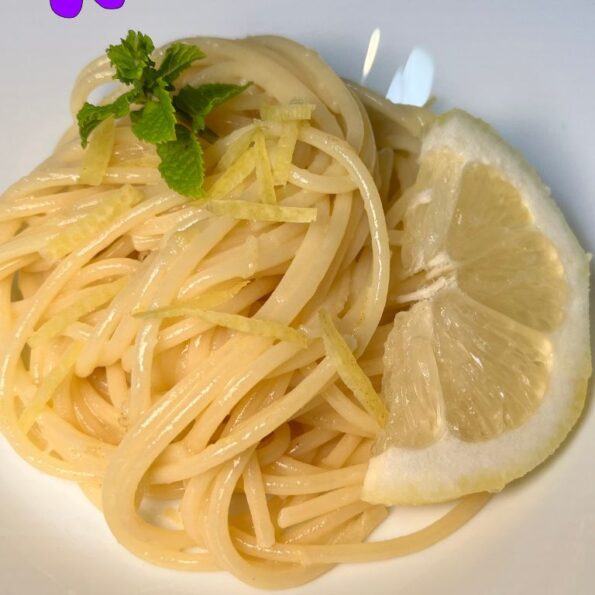 Spaghetti al limone profumati e semplici