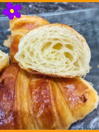 Croissant pasta brioche sfogliata