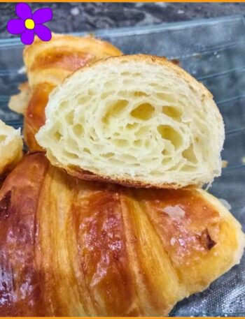 Croissant pasta brioche sfogliata