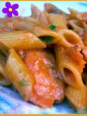 Pasta al salmone rosa