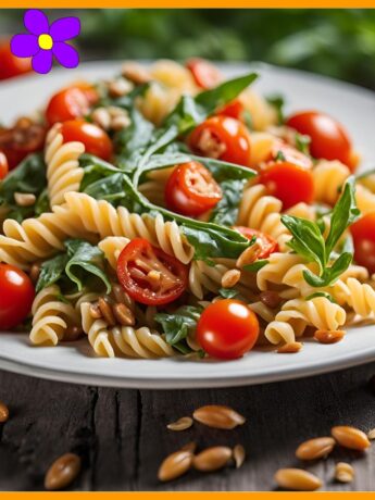 Pasta con rucola e pinoli