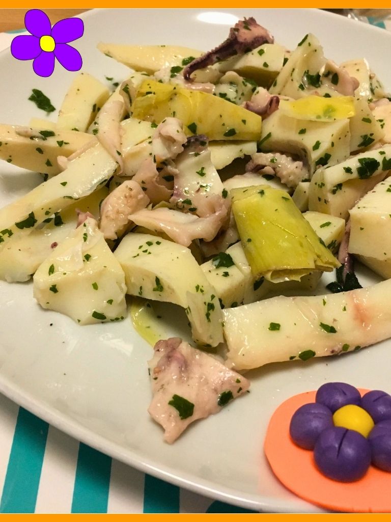 Insalata di seppie e carciofi